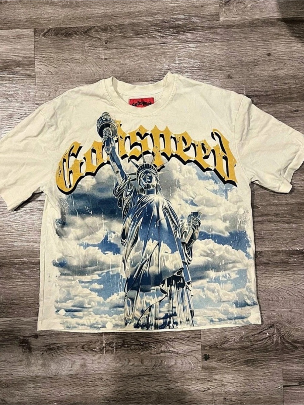 Godspeed Chrome Liberty T-Shirt Cream